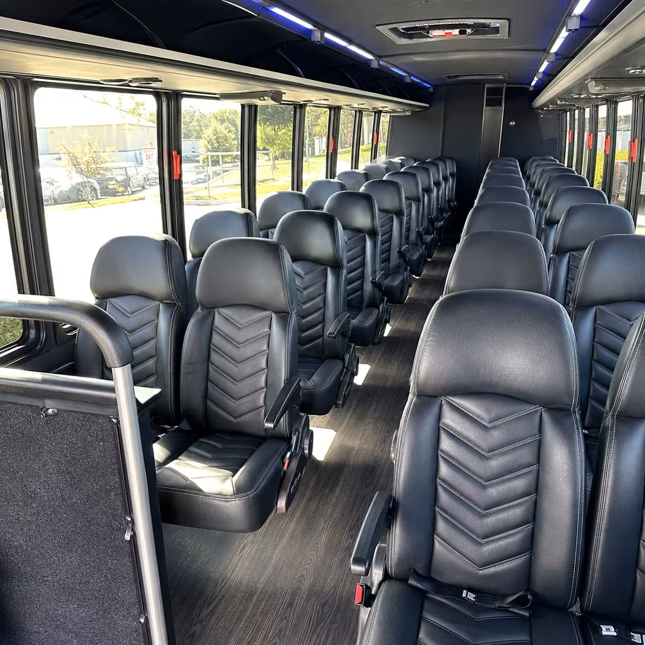 28 passenger minibus interior