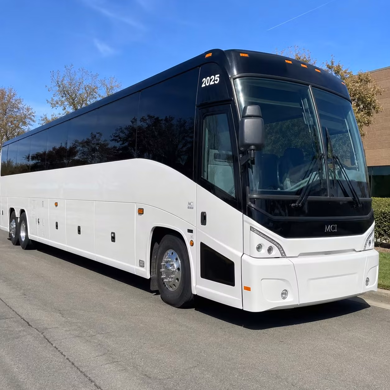 hayward charter bus rental exterior