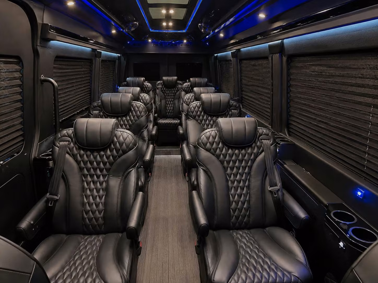 sprinter van with driver inside